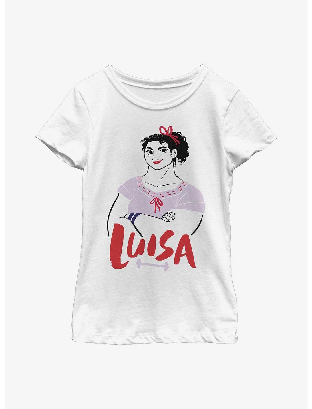 Disney Encanto Luisa Youth Girls T-Shirt, WHITE, hi-res