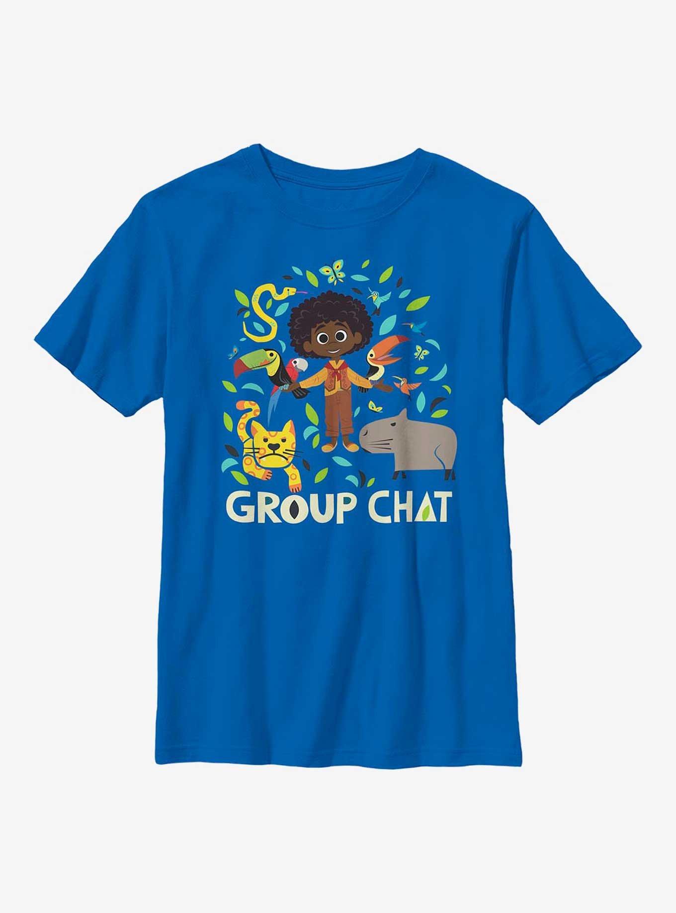 Disney Encanto Group Chat Youth T-Shirt, ROYAL, hi-res