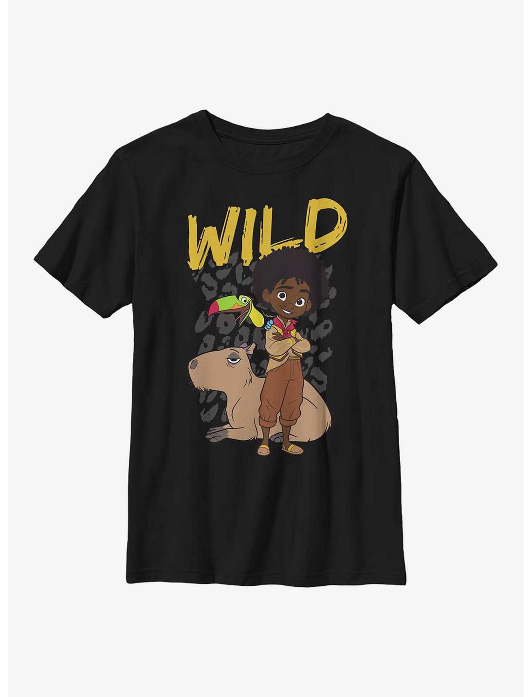 Disney Encanto Wild Child Youth T-Shirt, BLACK, hi-res