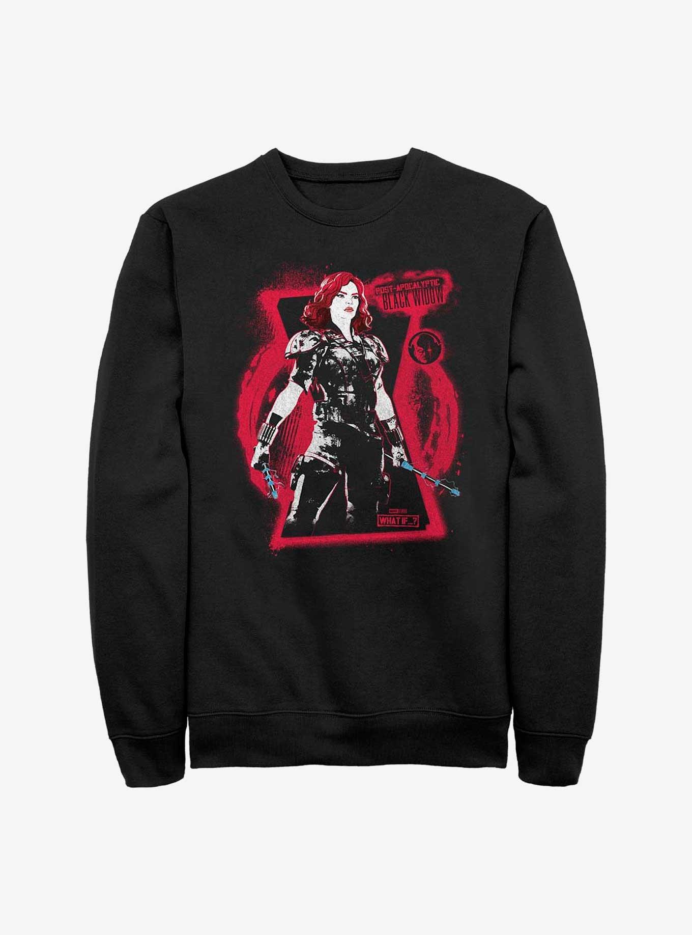 Marvel What If?? Black Widow Post Apocalypse Ready Sweatshirt, BLACK, hi-res