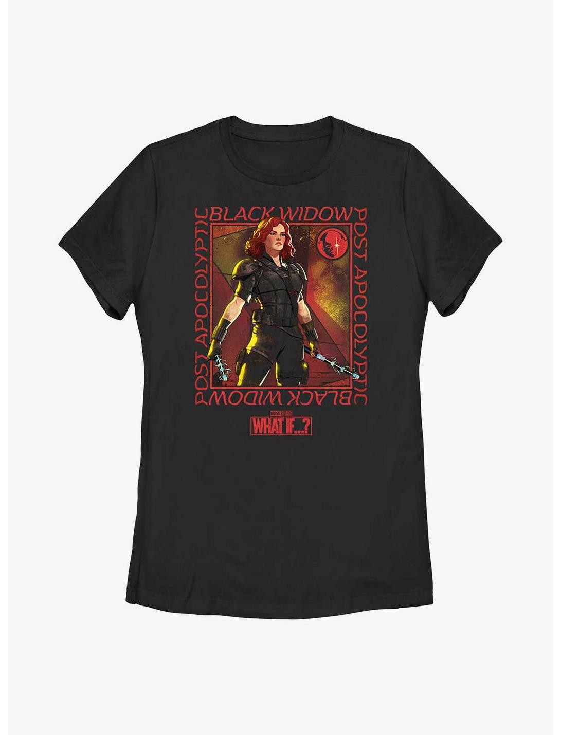 Marvel What If?? Post Apocolyptic Black Widow Womens T-Shirt, BLACK, hi-res