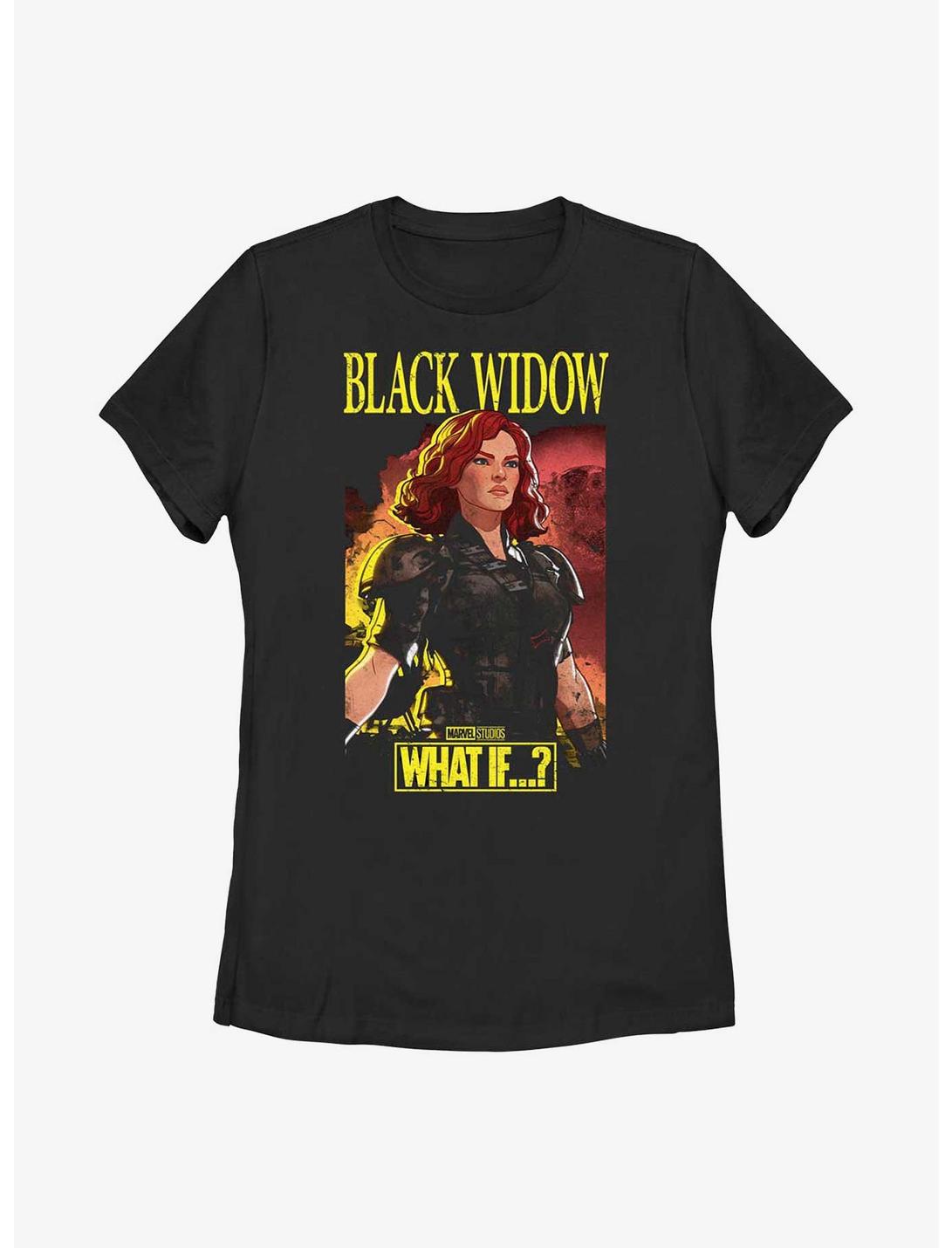 Marvel What If?? Black Widow Apocalyptic Suit Womens T-Shirt, BLACK, hi-res
