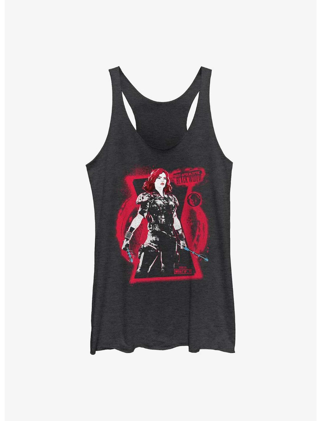 Marvel What If?? Black Widow Post Apocalypse Ready Womens Tank Top, BLK HTR, hi-res