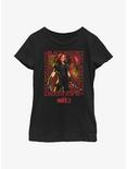 Marvel What If?? Post Apocalyptic Black Widow Youth Girls T-Shirt, BLACK, hi-res