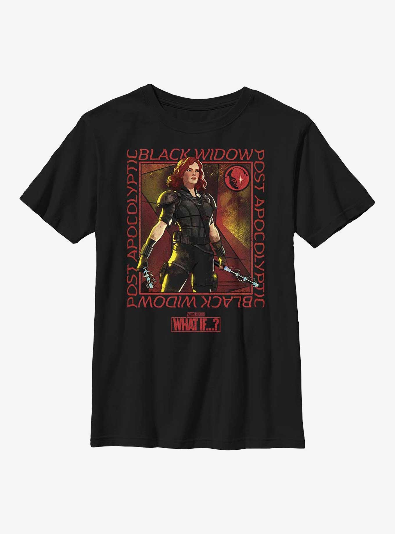Marvel What If?? Post Apocalyptic Black Widow Youth T-Shirt, , hi-res