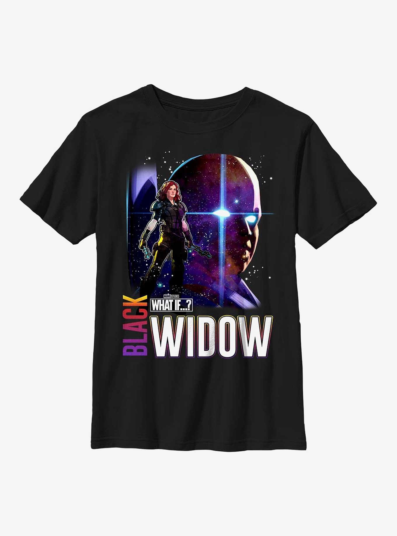 Marvel What If?? Post Apocalyptic Black Widow & The Watcher Youth T-Shirt, , hi-res