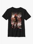Marvel What If?? Black Widow Post Apocalyptic Key Art Youth T-Shirt, BLACK, hi-res