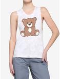 Teddy Bear Tie-Dye Girls Muscle Tank Top, MULTI, hi-res