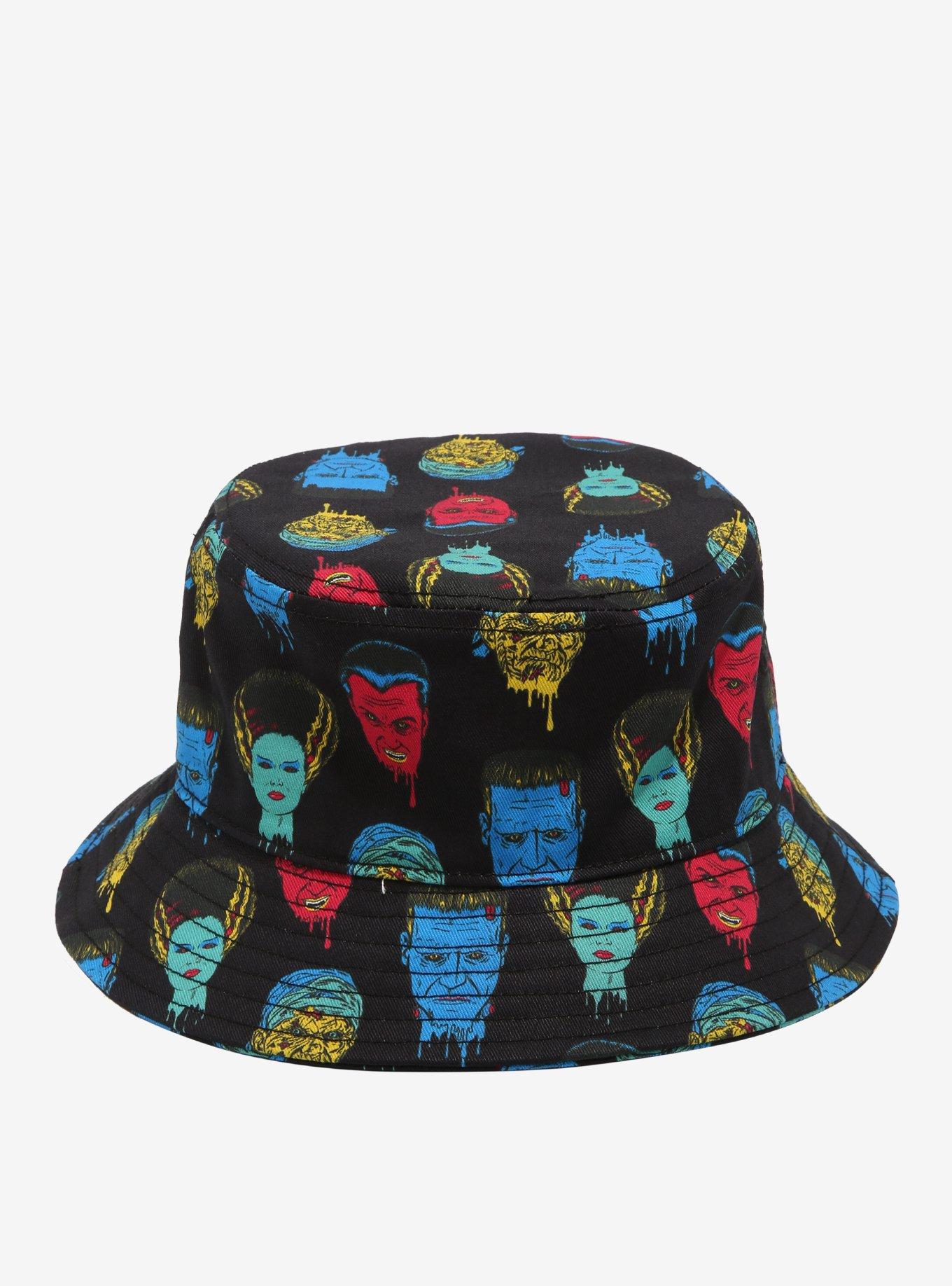 Universal Monsters Neon Heads Bucket Hat, , hi-res