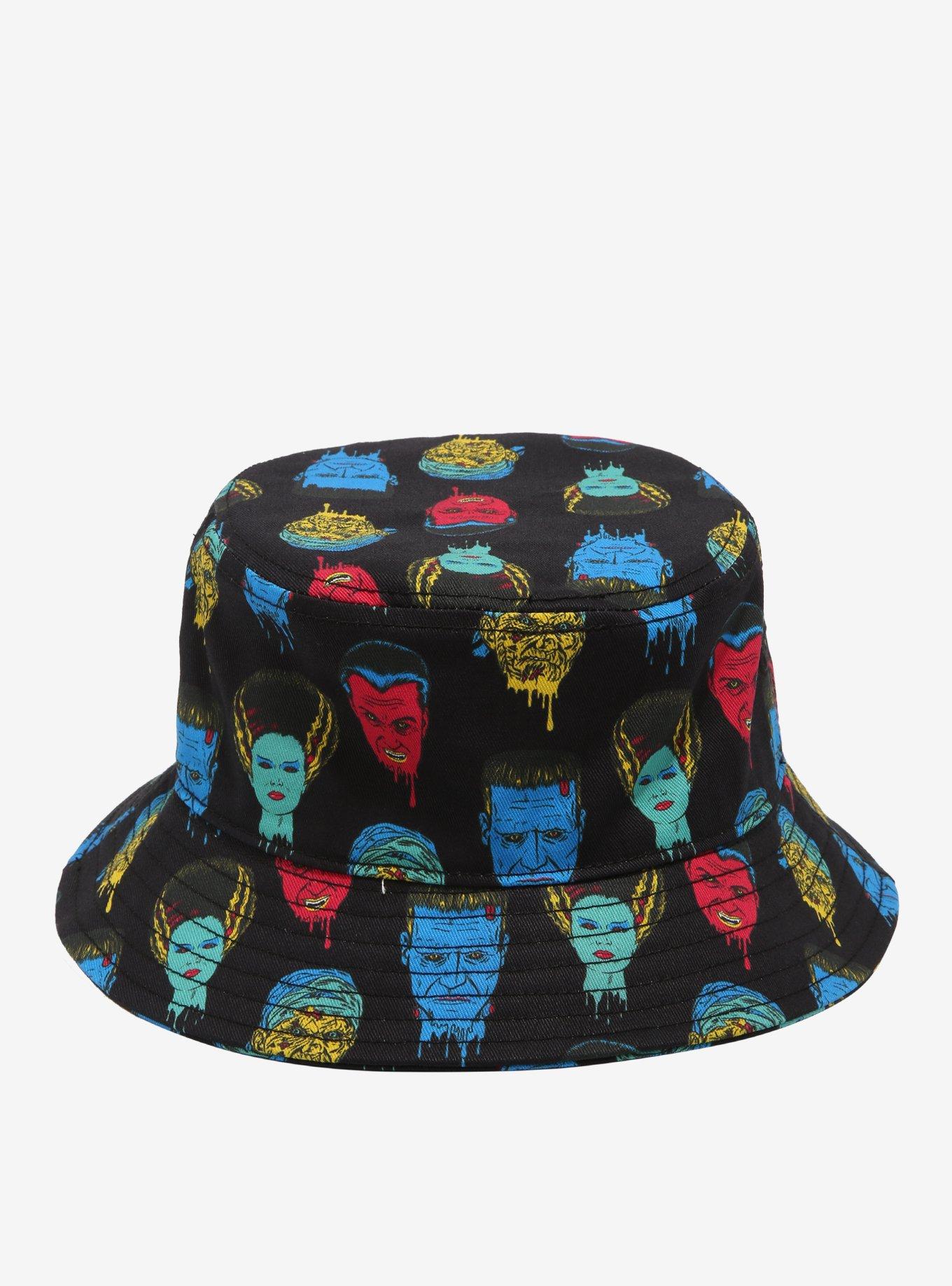 Universal Monsters Neon Heads Bucket Hat | Hot Topic