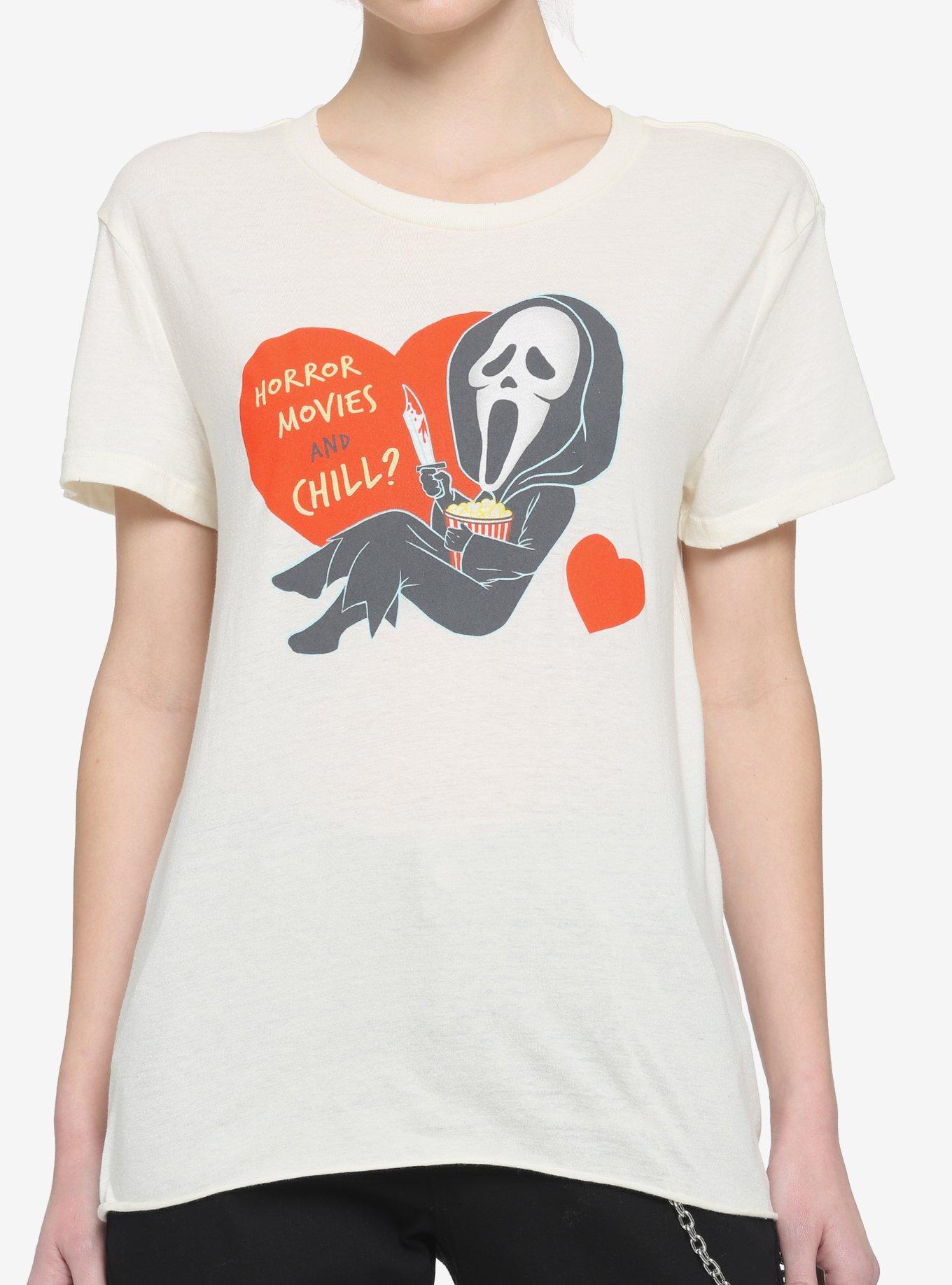 Scream Ghost Face Valentine's Girls T-Shirt, MULTI, hi-res