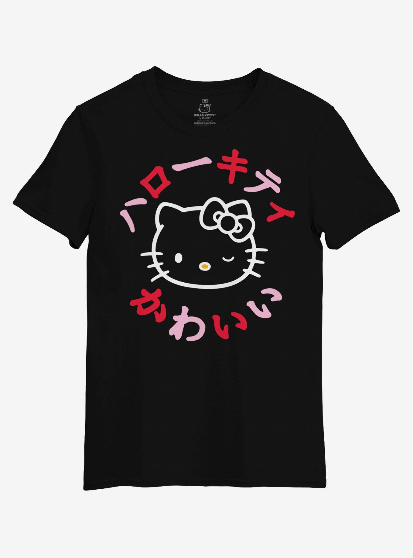 【Rockfish Weatherwear】X MINJUKIM OVERFIT KITTY T-SHIRT Shark Floaties Softstyle Tee: Dive into Summer Fun! - Viking