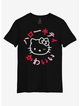 Hello Kitty Kanji Boyfriend Fit Girls T-Shirt, MULTI, hi-res