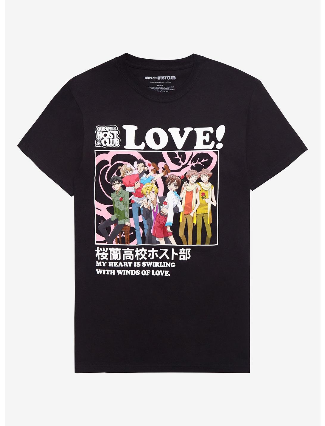 Ouran High School Host Club Love Boyfriend Fit Girls T-Shirt, MULTI, hi-res
