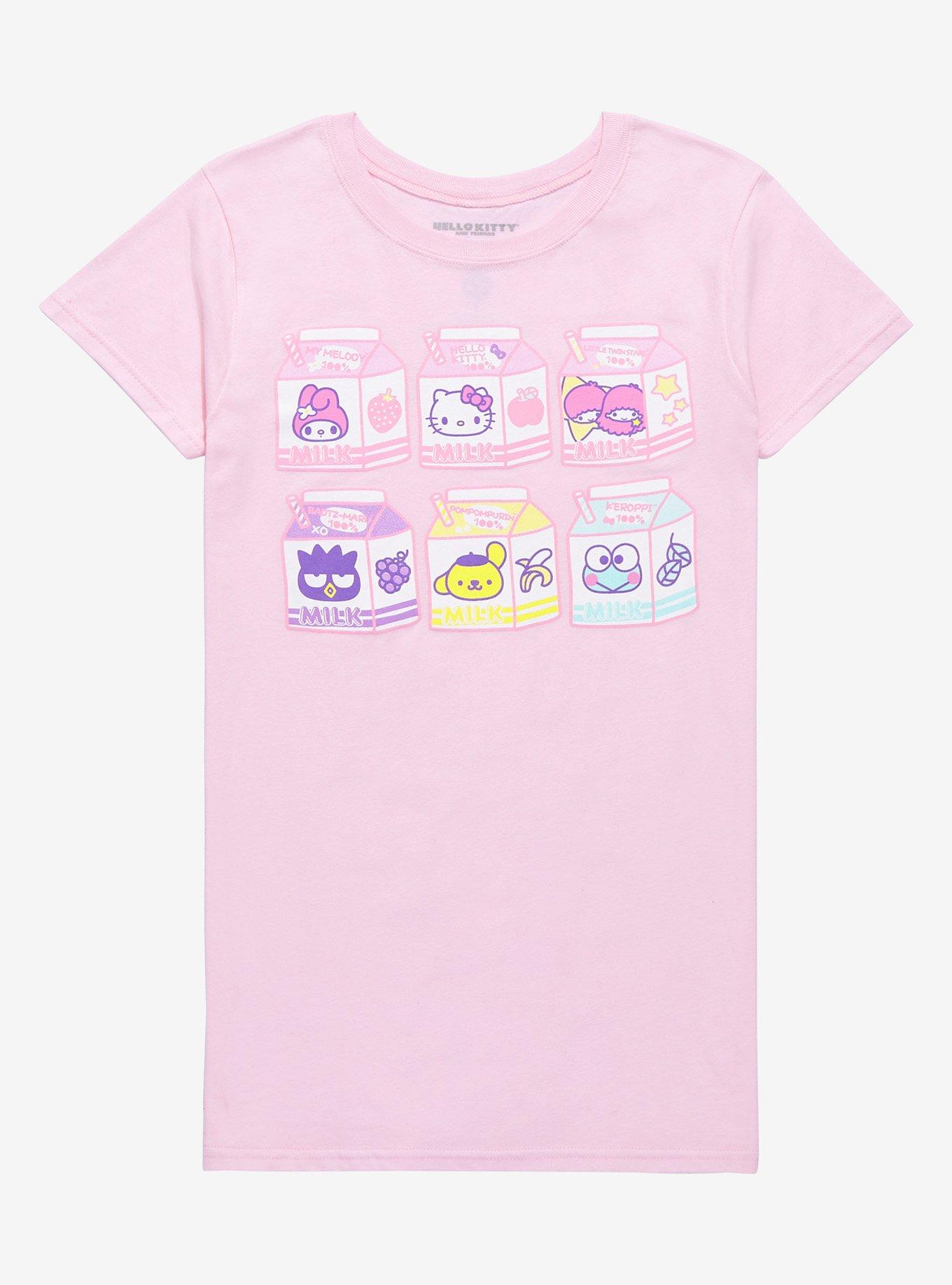 Hello Kitty & Friends Milk Box Girls T-Shirt