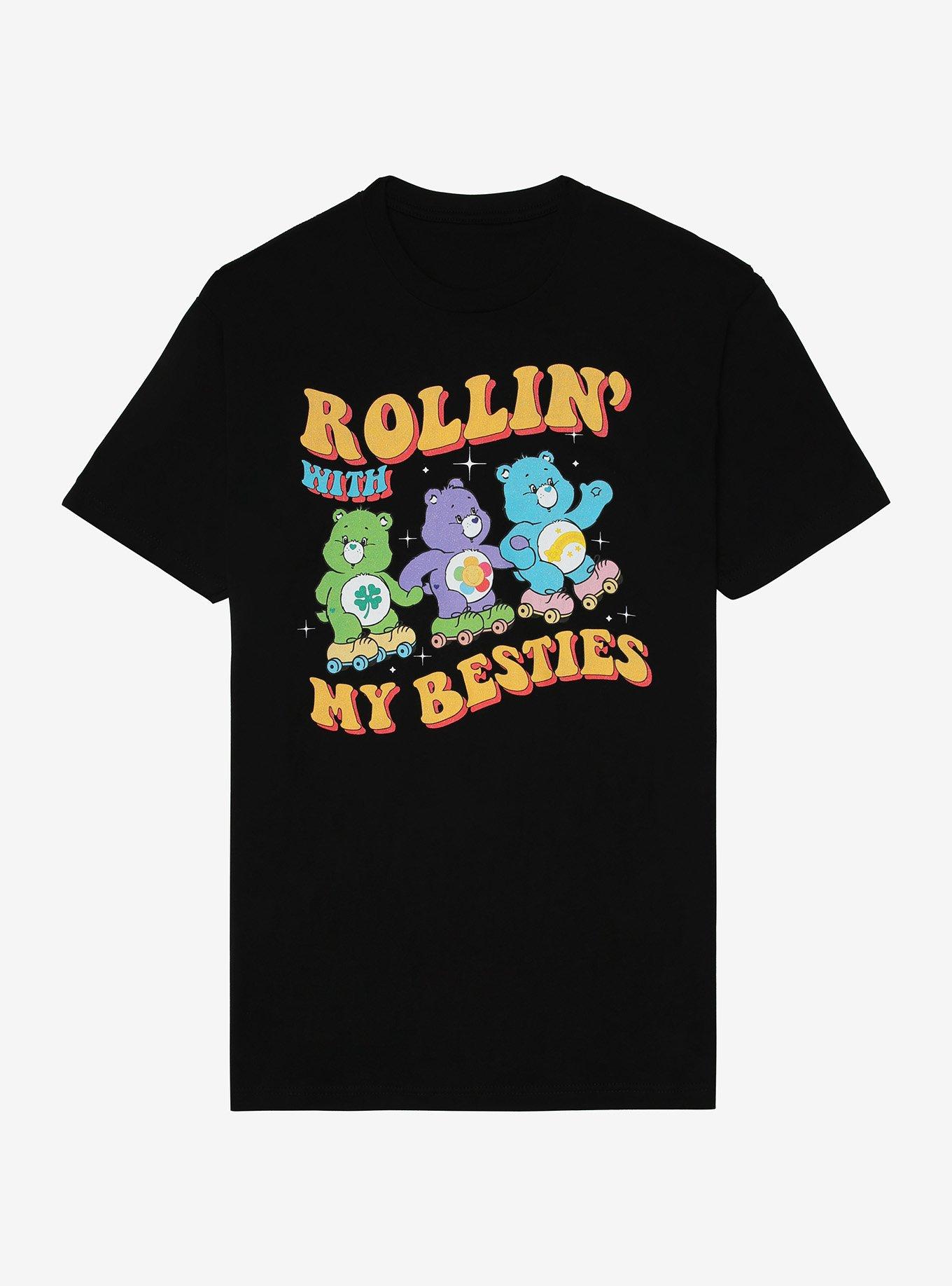 Care Bears Rollin' Besties T-Shirt, BLACK, hi-res