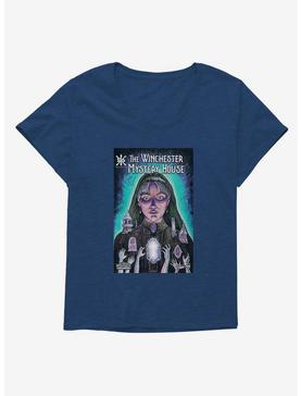 Winchester Mystery House House Aura Girls T-Shirt Plus Size, NAVY  ATHLETIC HEATHER, hi-res