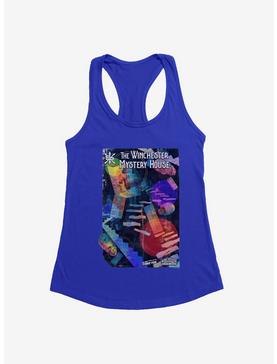 Winchester Mystery House Skull Stairs Girls Tank, ROYAL, hi-res