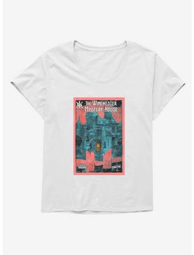 Winchester Mystery House Mansion Girls T-Shirt Plus Size, WHITE, hi-res