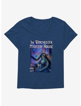 Winchester Mystery House Sarah Girls T-Shirt Plus Size, NAVY  ATHLETIC HEATHER, hi-res