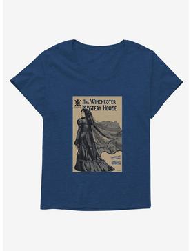 Winchester Mystery House Veil Girls T-Shirt Plus Size, NAVY  ATHLETIC HEATHER, hi-res