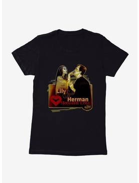 The Munsters Lily & Herman Monster Love Womens T-Shirt, , hi-res