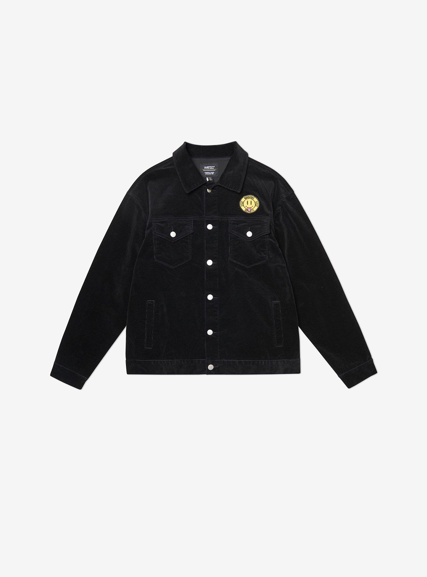 WESC Hardcore Happiness Trucker Denim Jacket | Hot Topic