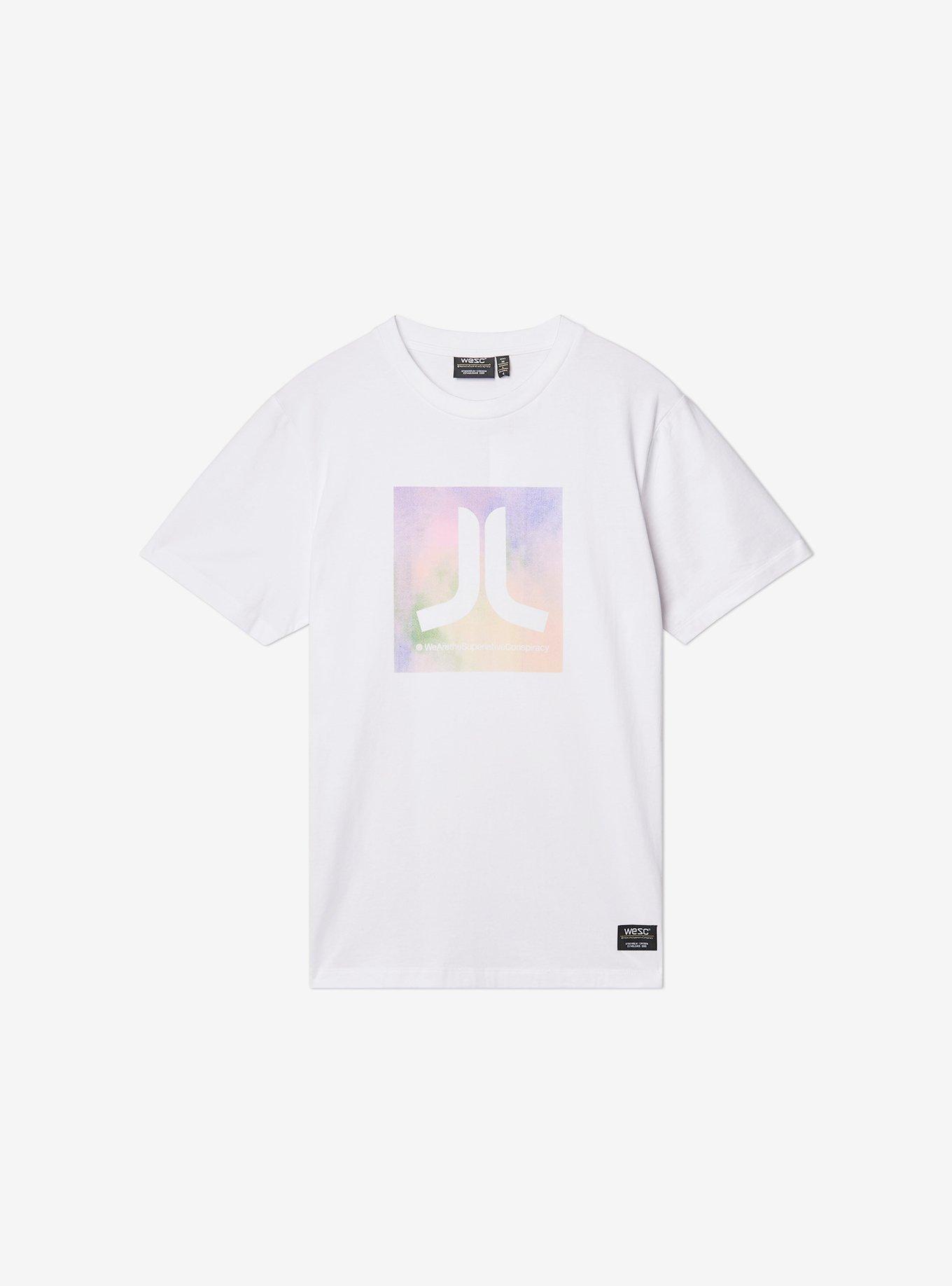 WESC Max Icon Holographic T-Shirt, WHITE, hi-res