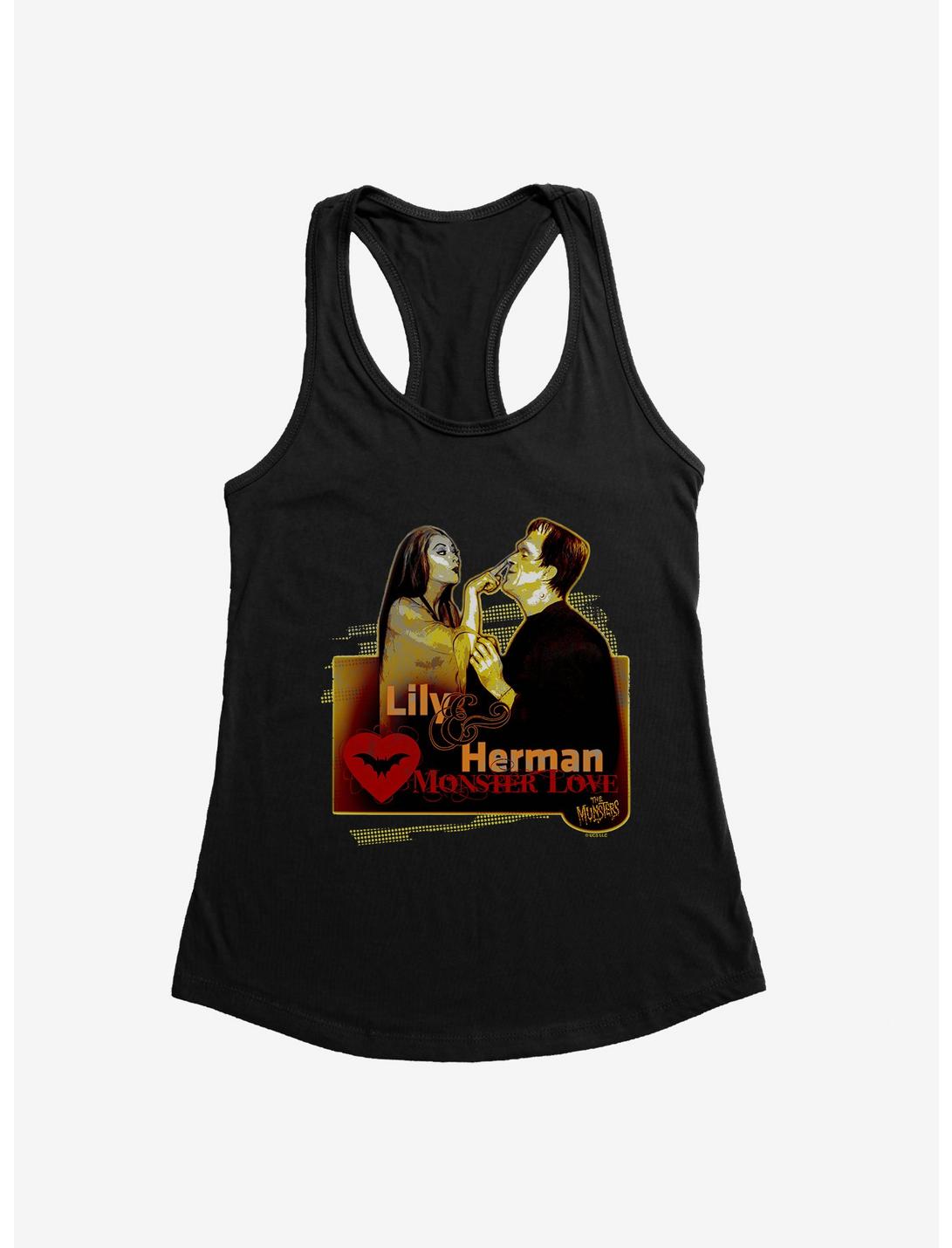 The Munsters Lily & Herman Monster Love Womens Tank Top, , hi-res
