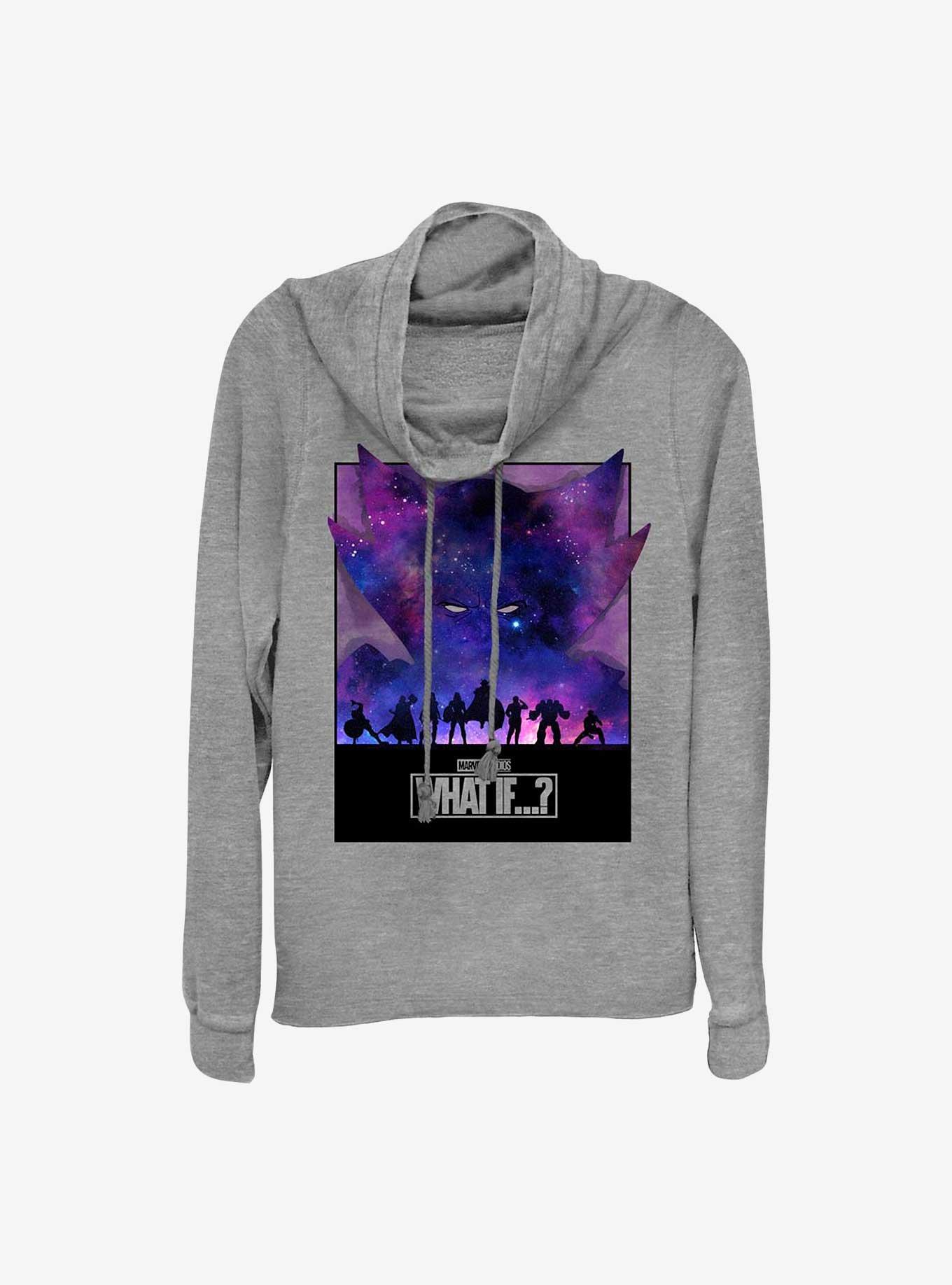What If...? A Watcher Watches Girls Cowlneck Long-Sleeve Girls Top