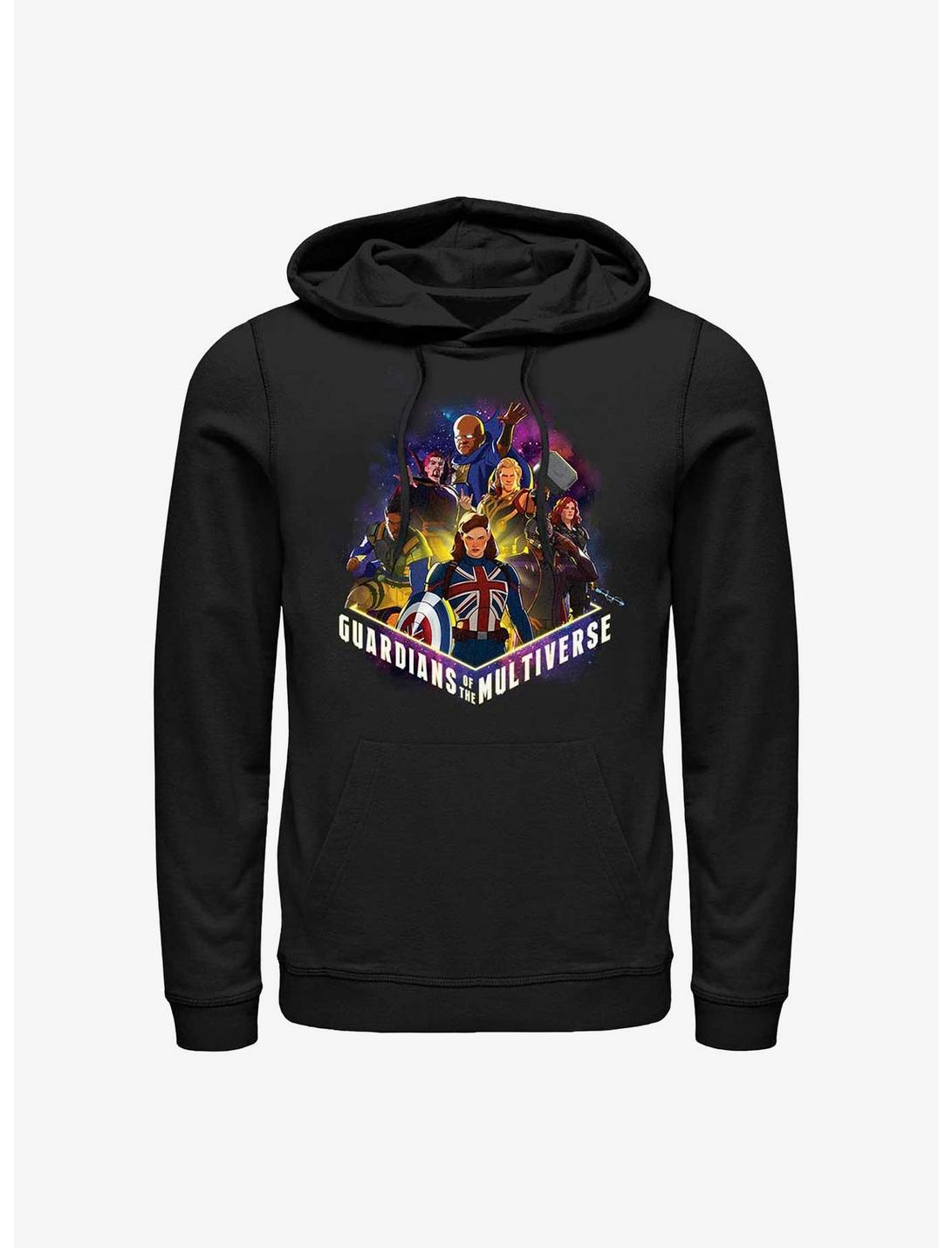 What If...? Guardians Of The Multiverse Poster Hoodie, BLACK, hi-res