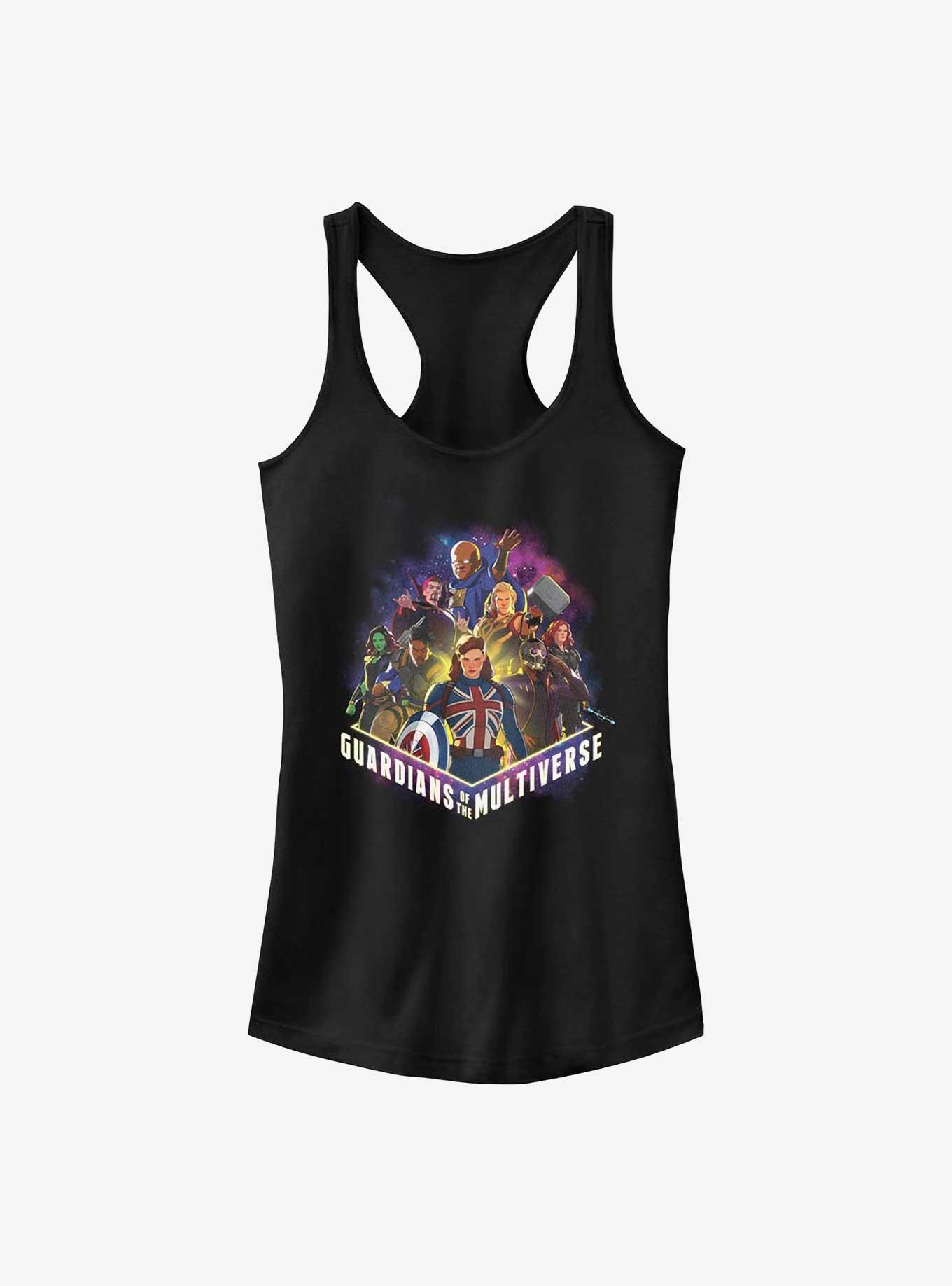 What If...? Guardians Of The Multiverse Poster Girls Tank, BLACK, hi-res