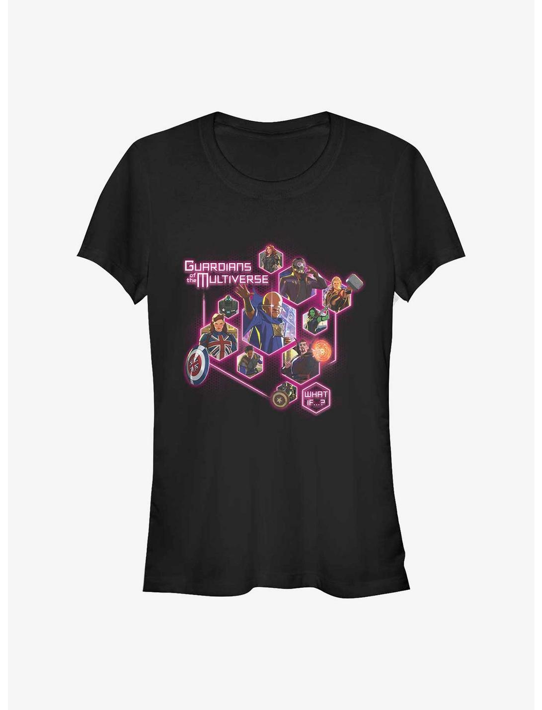 What If...? GuardiansOf The Multiverse Pods Girls T-Shirt, BLACK, hi-res