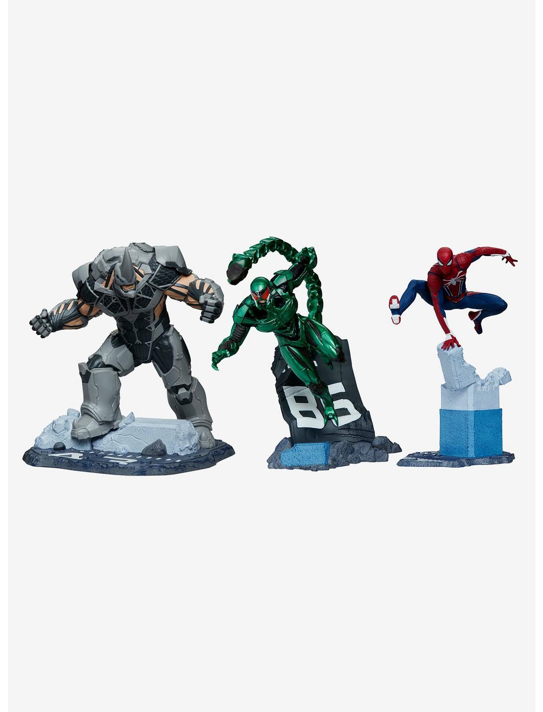 Marvel Spider-Man Diorama 3 Pc Collectible Statue Set By Pcs, , hi-res
