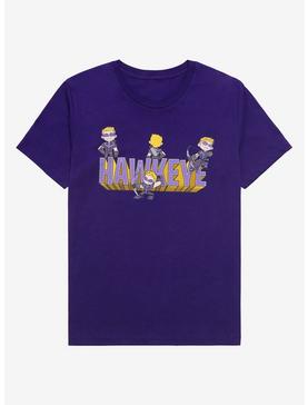 Plus Size Marvel Hawkeye Chibi Poses T-Shirt - BoxLunch Exclusive, , hi-res