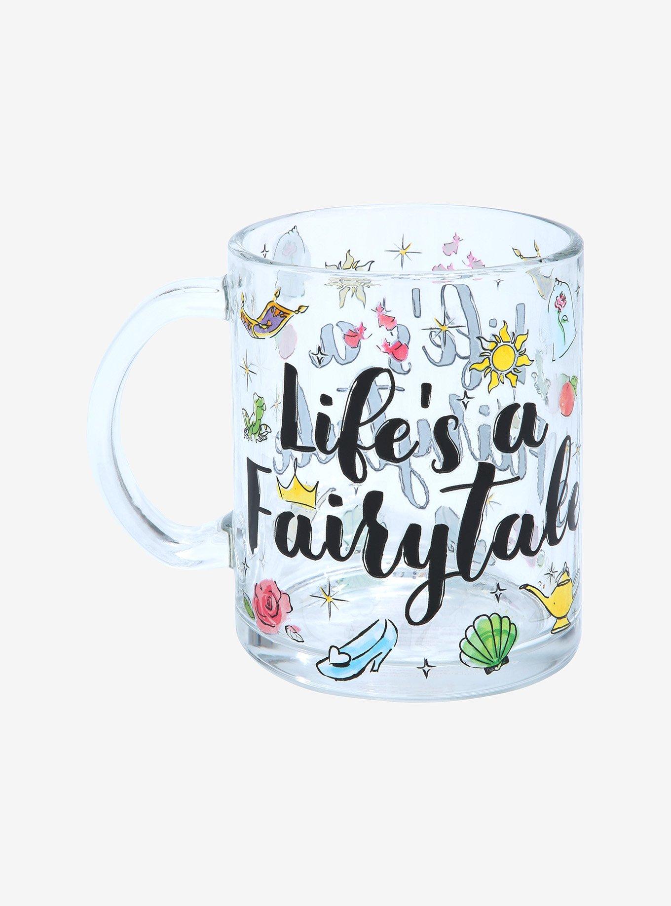 Disney Princess Life's a Fairytale Glass Mug - BoxLunch Exclusive, , hi-res