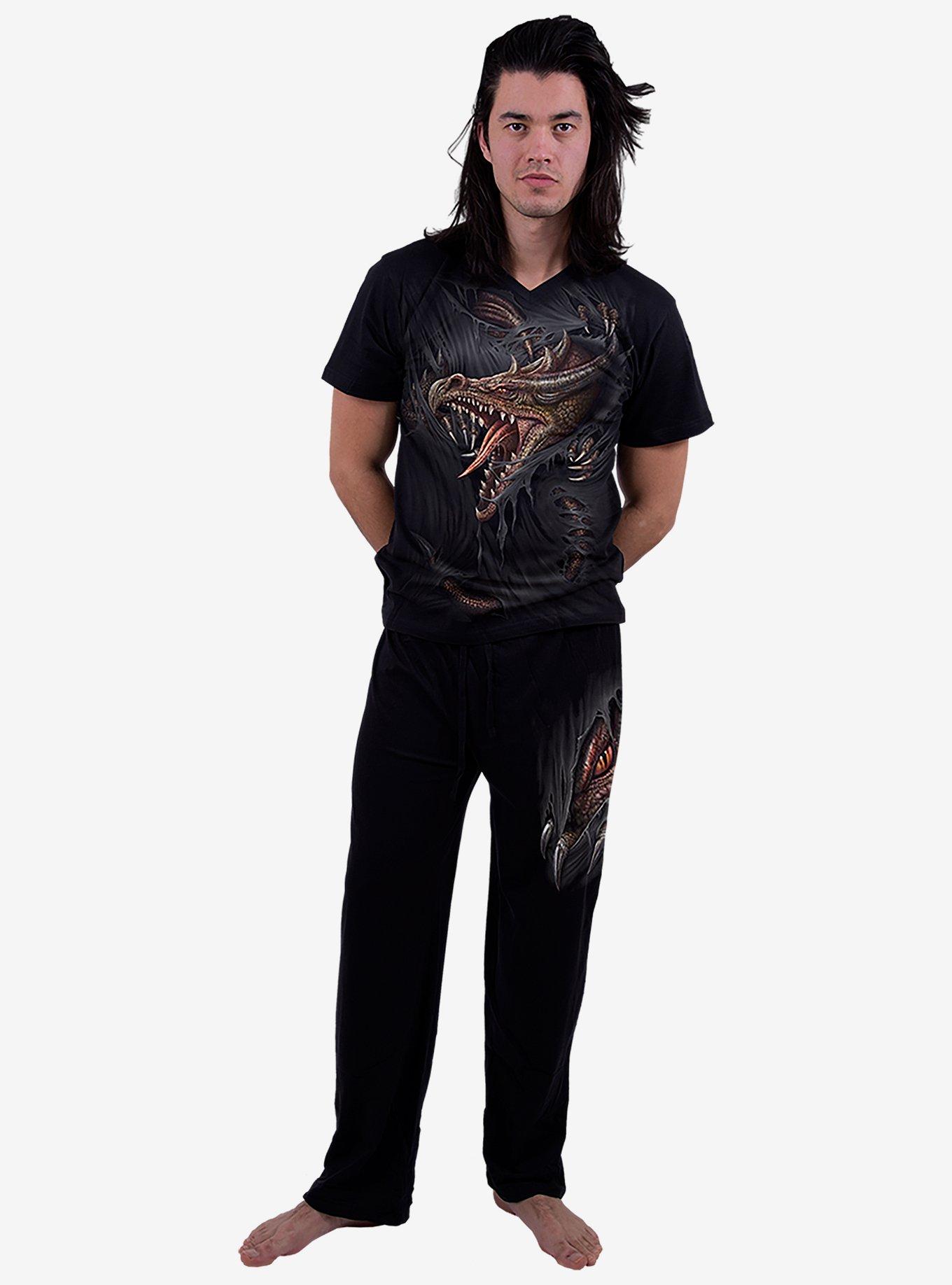 Breaking Out 4 PC Gothic Pajama Set, , hi-res