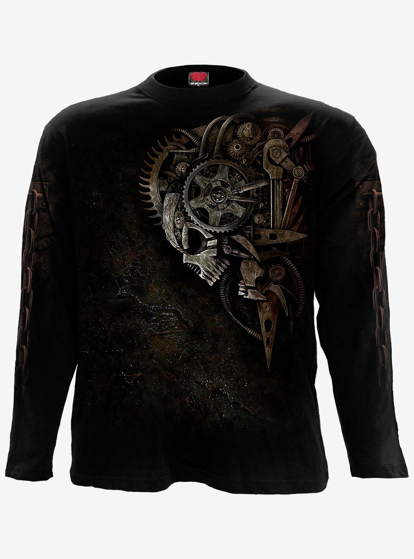 Diesel Punk Long-Sleeve T-Shirt, BLACK, hi-res