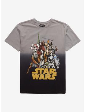 Star Wars Classic Characters Dip-Dye T-Shirt - BoxLunch Exclusive, , hi-res