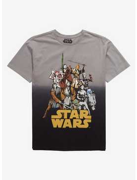 Star Wars Classic Characters Dip-Dye T-Shirt - BoxLunch Exclusive, , hi-res