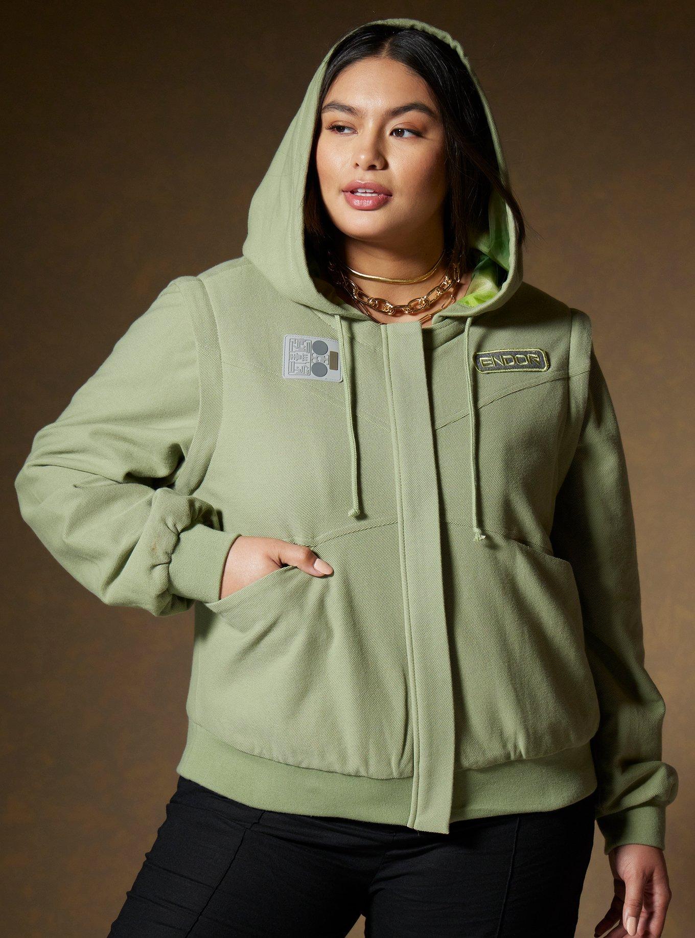Her Universe Star Wars Leia Endor Jacket Plus Size, MULTI, hi-res