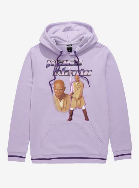 Our Universe Star Wars Mace Windu Nostalgic Portrait Hoodie - BoxLunch ...