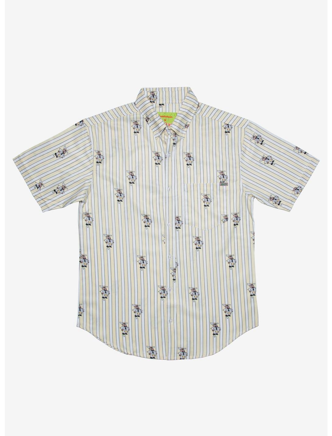 RSVLTS Fairly OddParents DimmaDarn Woven Button-Up, WHITE, hi-res