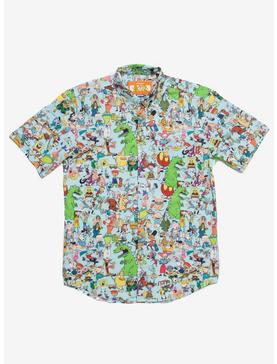 RSVLTS Nickelodeon 90s Mashup Woven Button-Up, , hi-res