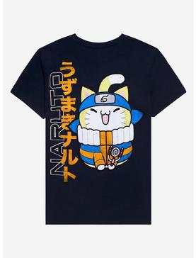 Naruto Shippuden Nyanto! Cat Naruto T-Shirt, BLUE, hi-res