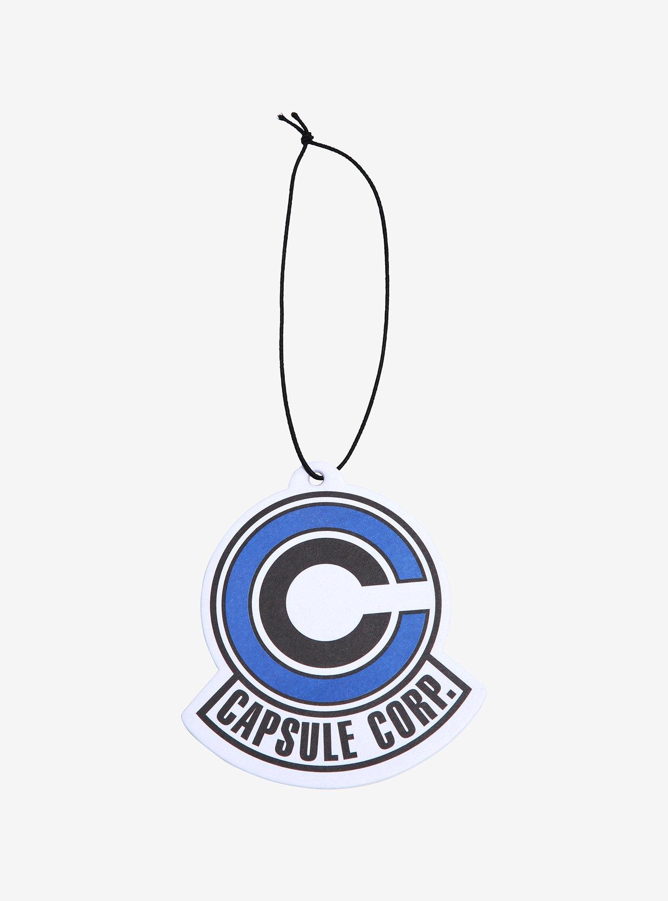 Dragon Ball Z Capsule Corp Logo New Car Scented Air Freshener | BoxLunch, image size:1360x1836