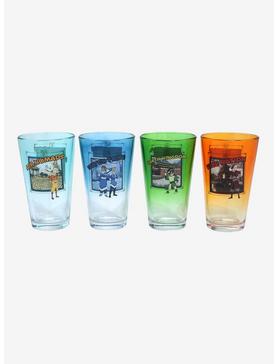 Avatar: The Last Airbender Four Nations Character Portraits Ombre Pint Glass Set, , hi-res