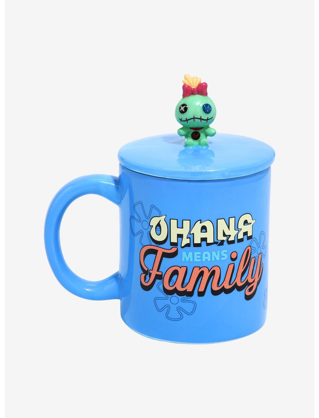 Disney Lilo & Stitch Scrump & Stitch Ohana Means Family Mug with Lid, , hi-res