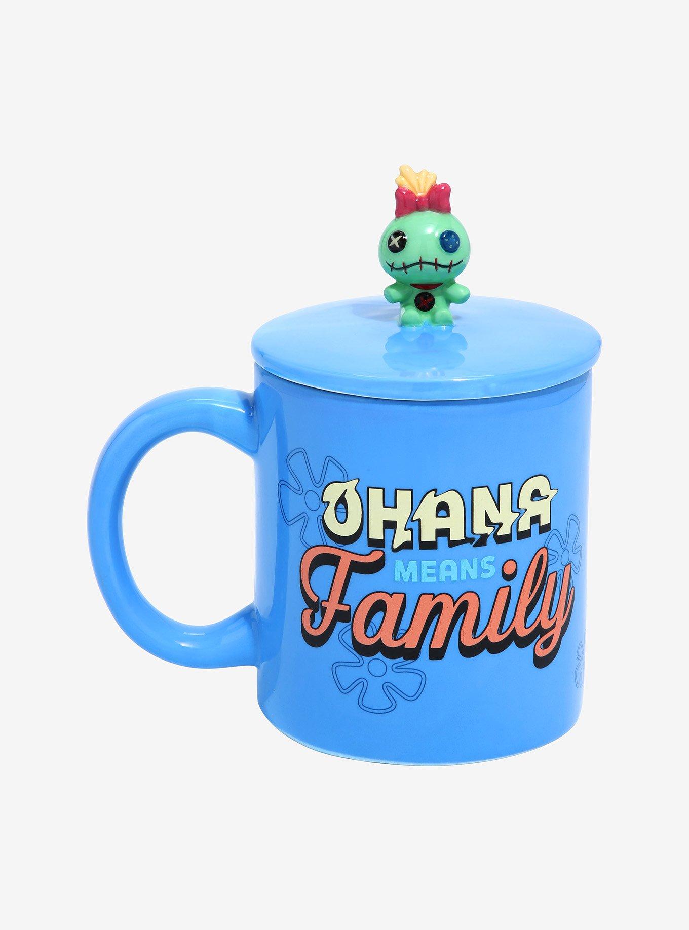 Disney Lilo & Stitch Scrump & Stitch Ohana Means Family Mug with Lid, , hi-res