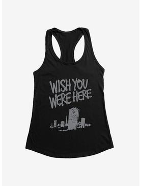 Wish You Were Here Tombstone Womens Tank Top, , hi-res